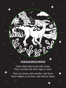 Dinos After Dark Bedtime Shadow Book by Peter Pauper Press 2