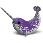 Eugy 3D Cardboard Model Narwhal by Geotoys
