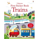 First Sticker Book Trains by Usborne