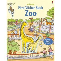 First Sticker Book Zoo by Usborne