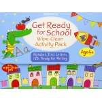 Get Ready for School Wipe Clean Activity Pack by Usborne