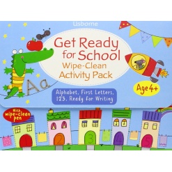Get Ready for School Wipe Clean Activity Pack by Usborne