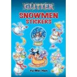 Glitter Snowmen Stickers by Dover Publications