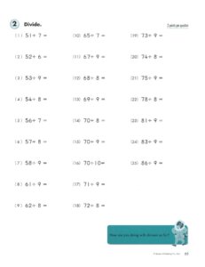 Grade 3 Division by Kumon 3