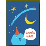 Happy Birthday Comet Card by Great Arrow Graphics