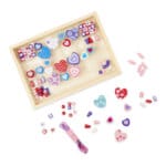 Heart Wooden Beads by Melissa Doug 1