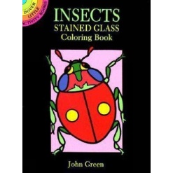 Insects Stained Glass Coloring Book by Dover Publications