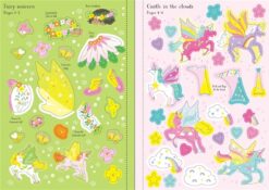 Little Sticker Dolly Dressing Unicorns by Usborne 3