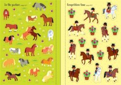 Little Stickers Horses Ponies by Usborne 2