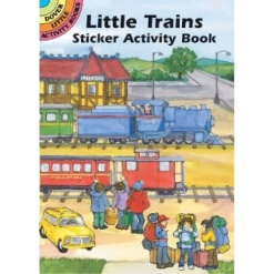 Little Trains Sticker Activity Book by Dover Publications