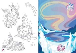 Little Transfer Book Unicorns by Usborne 2