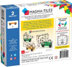 Magna Tiles Cars 2 Piece Expansion Set by Magna Tiles 1