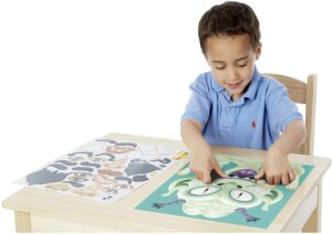 Make a Face Crazy Characters Stickers Pad by Melissa Doug 1