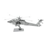 Metal Earth AH 64 Apache Helicopter by Fascinations 1