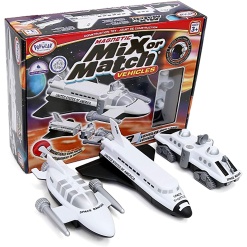 Mix or Match Vehicles Space White by Popular Playthings