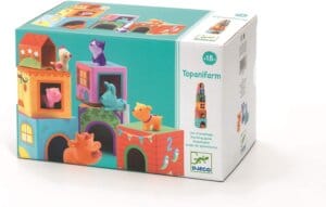Nesting Block Tower With Animals by Djeco 3