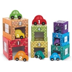 Nesting Sorting Garages Cars by Melissa Doug