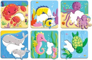 Ocean Babies I Love You Match Up Puzzle by Mudpuppy 2