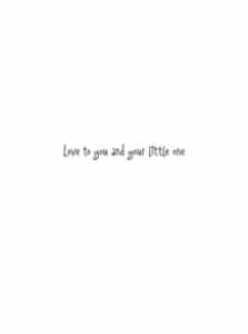 Panda Bear and Cub New Baby Card by Great Arrow Graphics 1
