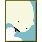 Polar Bear New Baby Card by Great Arrow Graphics