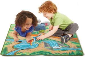 Prehistoric Playground Dinosaur Rug by Melissa Doug 2