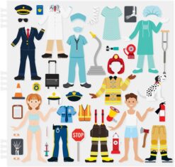 Puffy Sticker Activity Book Cool Careers by Melissa Doug 1