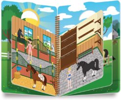 Puffy Sticker Activity Book Riding Club by Melissa Doug 1