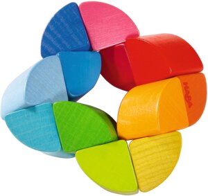 Rainbow Ring Clutching Toy by HABA 3