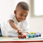 Round the Town Road Rug Car Set by Melissa Doug 3