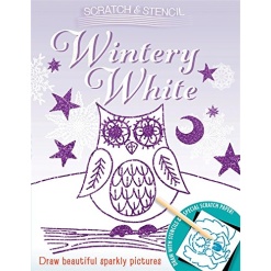 Scratch Stencil Wintery White by Running Press