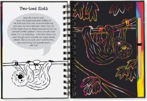 Scratch and Sketch Sloths and Friends by Peter Pauper Press 1