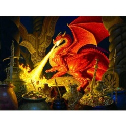 Smaug Dragon Puzzle by Sunsout