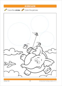 Tracing Trails Pre Writing Skills Preschool Workbook by School Zone 2