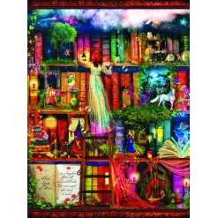 Treasure Hunt Bookshelf Puzzle by Sunsout