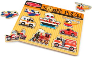 Vehicles Sound Puzzle by Melissa Doug 1
