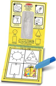 Water Wow Colors Shapes Water Reveal Pad On the Go Travel Activity by Melissa Doug 1
