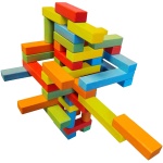 Wooden Bricks 45pc Magnetic Building Blocks by Mindscope