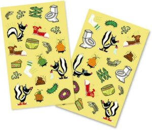 Yucky Smelly Scratch Sniff Stickers by Peaceable Kingdom 1