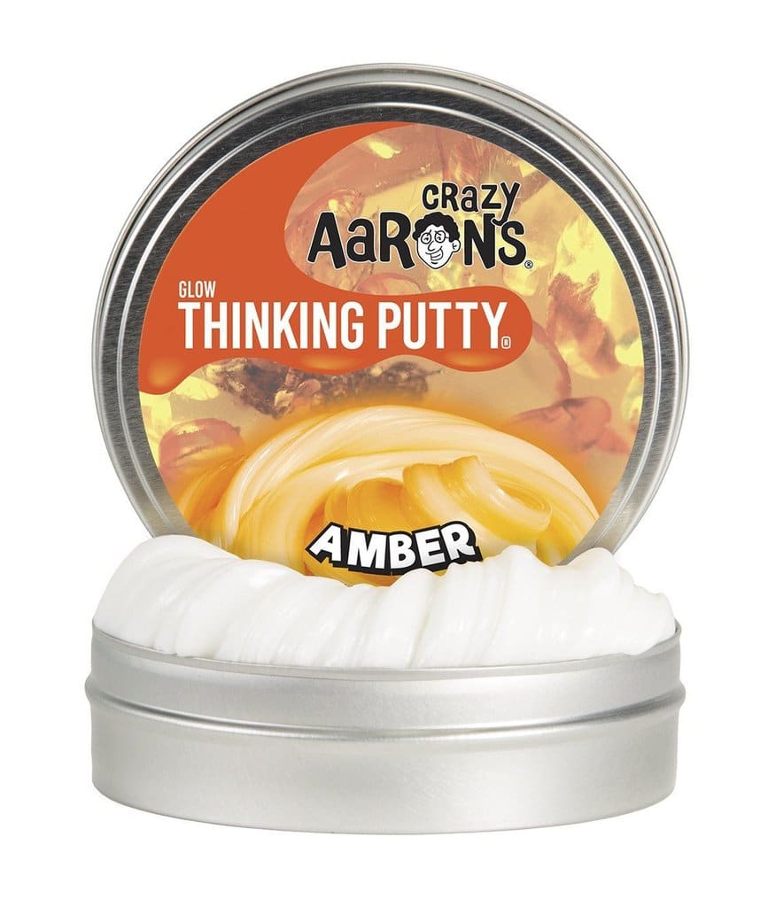 Amber Thinking Putty Glow Series by Crazy Aarons Amber Thinking Putty Glow Series by Crazy Aarons
