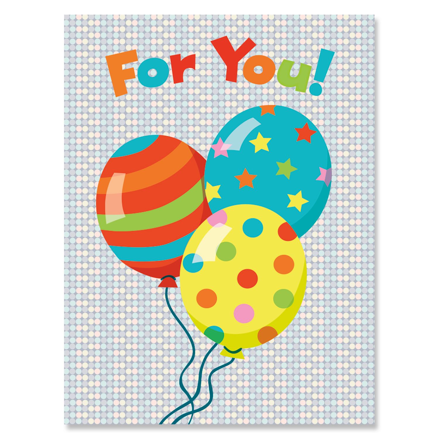 Balloons For You Enclosure Card by Peaceable Kingdom Balloons For You Enclosure Card by Peaceable Kingdom