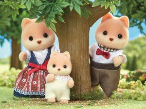 Calico Critters Caramel Dog Family by Epoch Everlasting Play 2