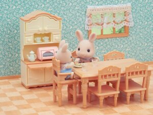 Calico Critters Dining Room Set by Epoch Everlasting Play 2