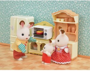 Calico Critters Microwave Cabinet by Epoch Everlasting Play 1