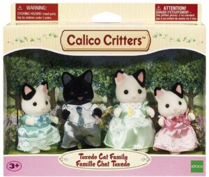 Calico Critters Tuxedo Cat Family by Epoch Everlasting Play 1