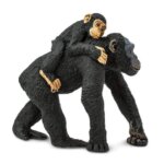 Chimpanzee with Baby Figure by Safari 1