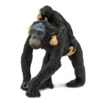 Chimpanzee with Baby Figure by Safari 3