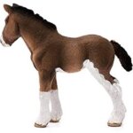 Clydesdale Foal Figure by Schliech 2