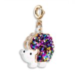 Gold Glitter Hedgehog Charm by Charm It 1