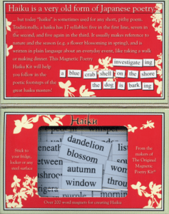 Haiku Magnetic Poetry by Magnetic Poetry 1