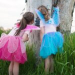 Pink Fancy Flutter Skirt Set with Wings Wand by Great Pretenders 1
